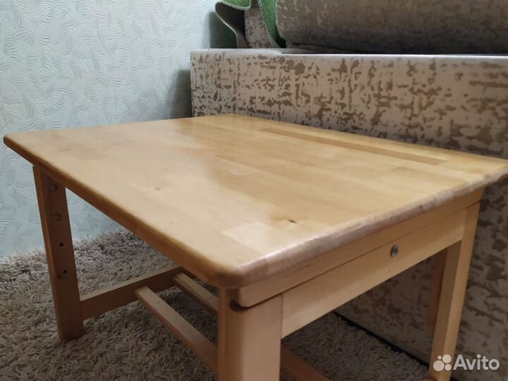 Детский стол и стул регулируемые по высоте (набор)