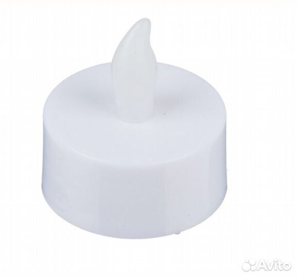 Фонарь декоративный в виде свечи. Белый. Новый