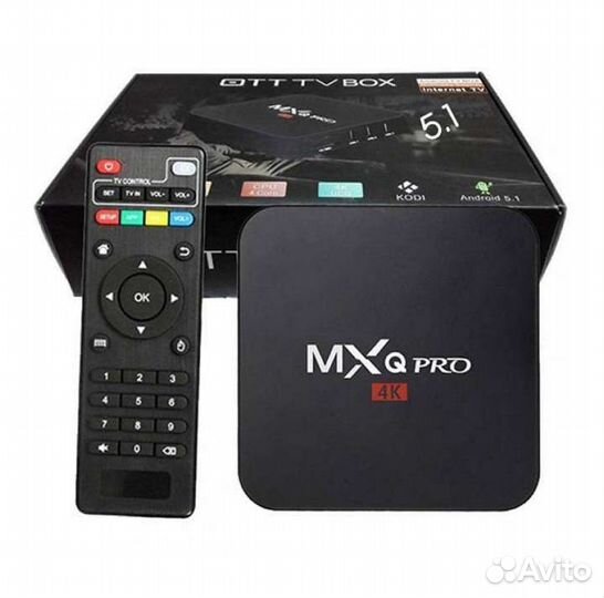 Приставка смарт MX PRO Q 4K TV BOX