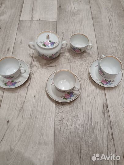 Чайный сервиз СССР Кузнецов