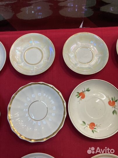 Блюдца Фарфор СССР лотом
