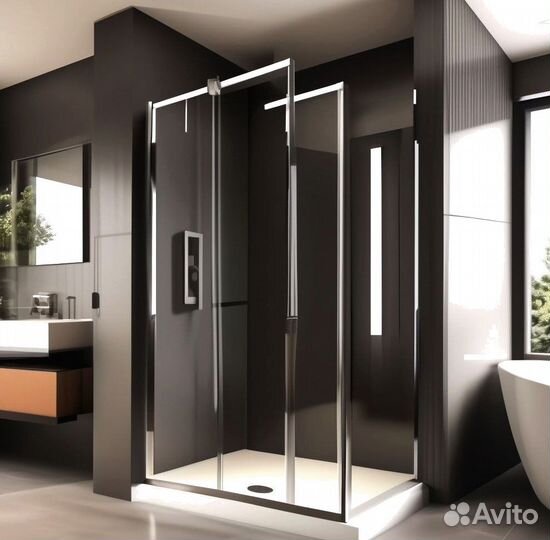 Стеклянные душевые