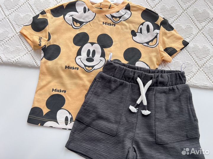Костюм футболка и шорты для мальчика c&a 68