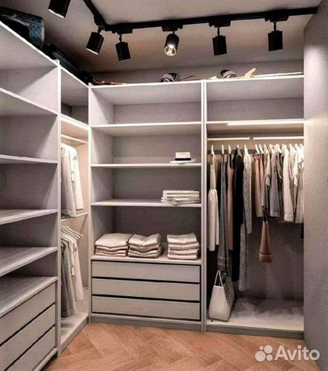 Гардеробная на заказ за короткий срок