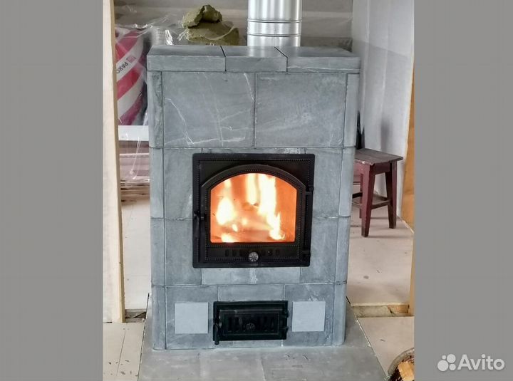 Печь камин талькомагнезит