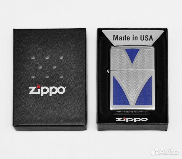 Зажигалка Zippo 24205 Deep V Оригинал Новая
