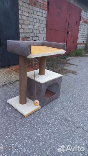 Домик для кошки (мейн-куна )с когтеточкой