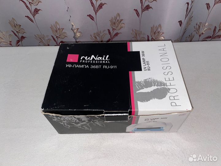 Ультрафиолетовая лампа для маникюра, ruNail, 36вт