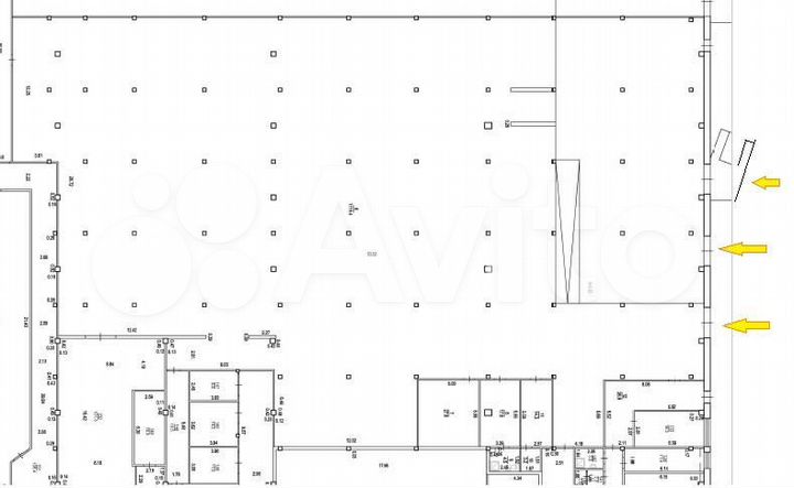 Склад с ндс 1800м на Менделеева с пандусом и без