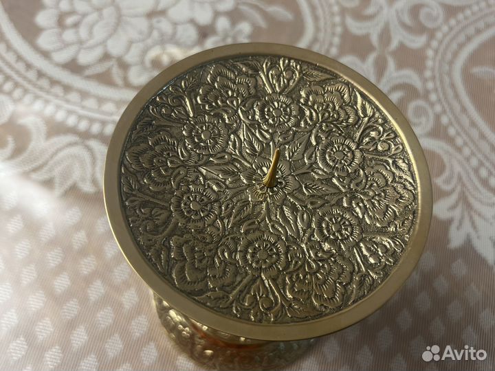 Подсвечник латунь