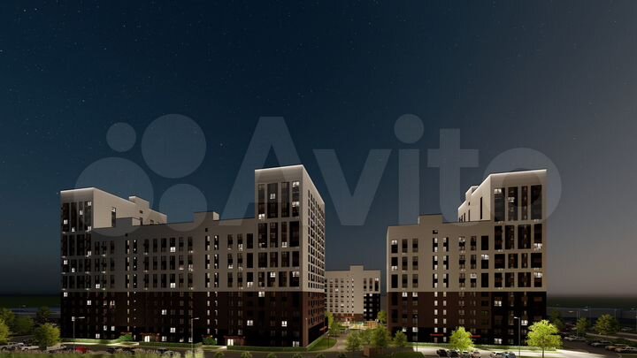 1-к. квартира, 40,9 м², 7/17 эт.