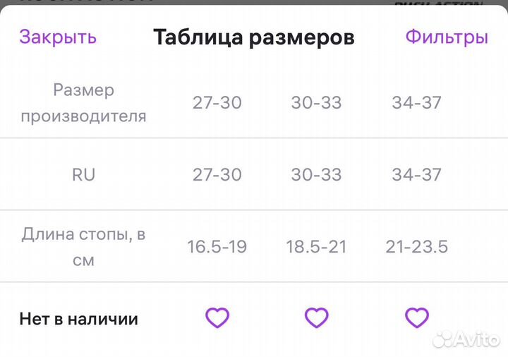 Коньки детские раздвижные 27-30