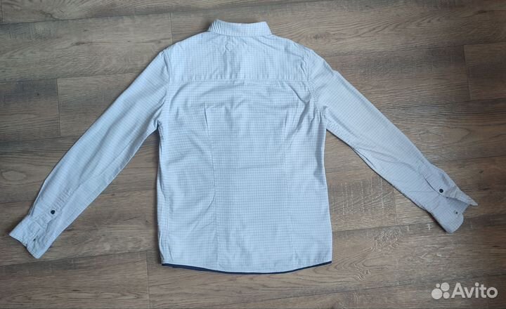 Рубашка 152 приталенный силуэт акула