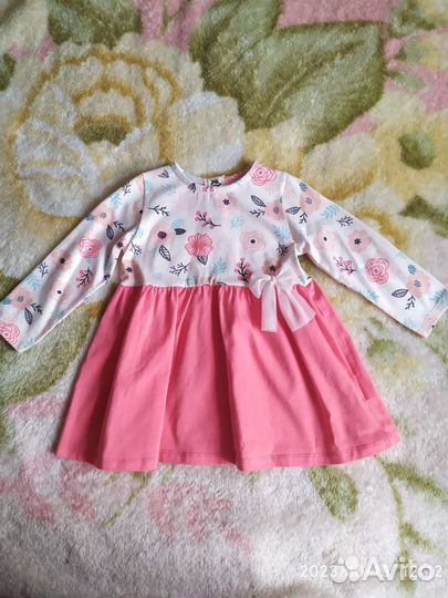 Платье для девочки 92