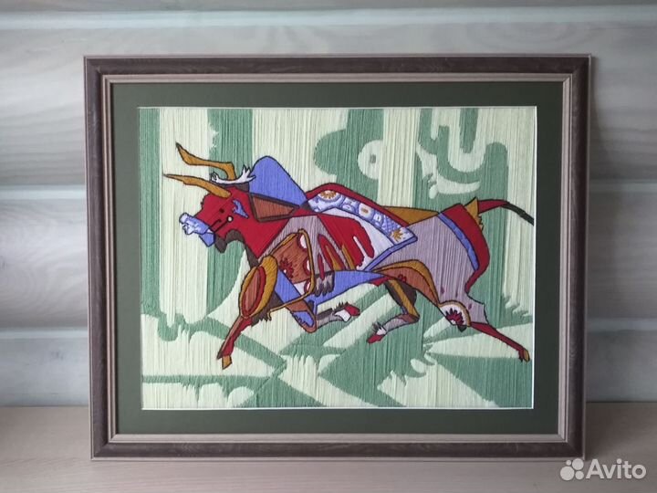 Картина вышивка 