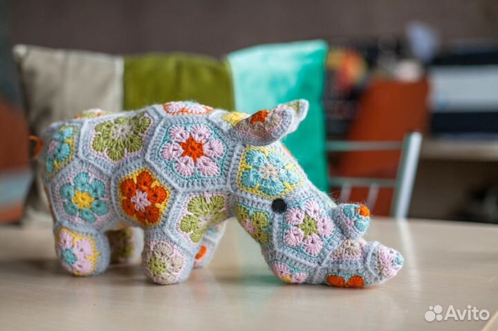 Игрушка Для интерьера Носорог из мотивов