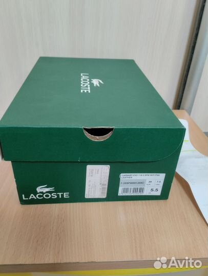 Кроссовки Lacoste оригинал 39