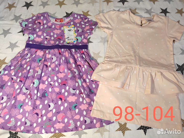 Вещи для девочки 98,104,110, 116