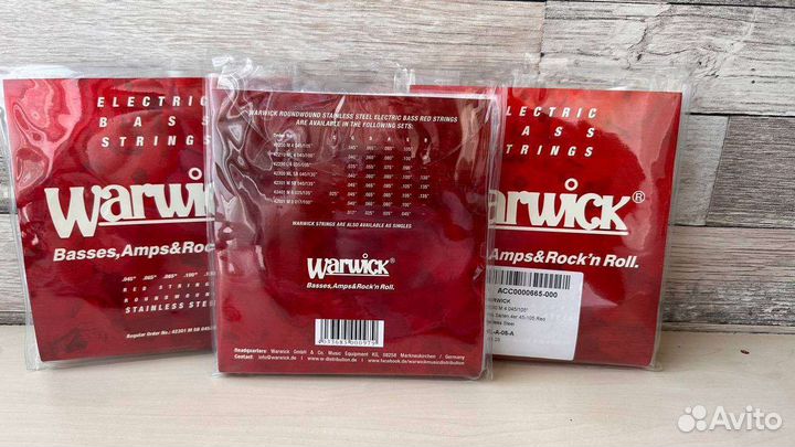 Warwick Red Electric 45-105 басовые струны