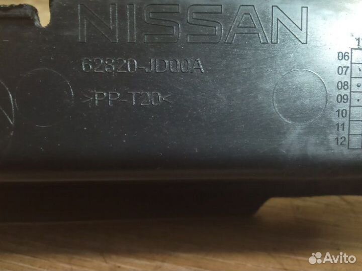 Воздуховод радиатора Nissan Qashqai Vi 2008