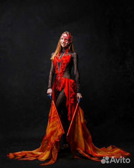 Костюмы для восточного танца Пламя и лёд