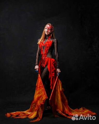 Костюмы для восточного танца Пламя и лёд