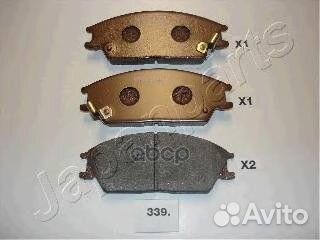 Колодки тормозные дисковые, комплект PA339AF Ja