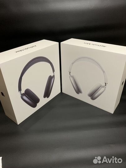 Airpods max Black/Silver (premium качество)