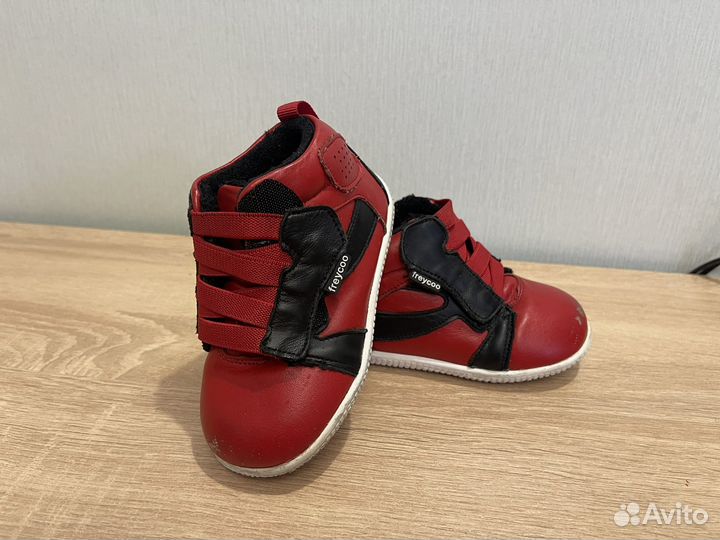 Ботинки кожа утепленные детские с мехом внутри