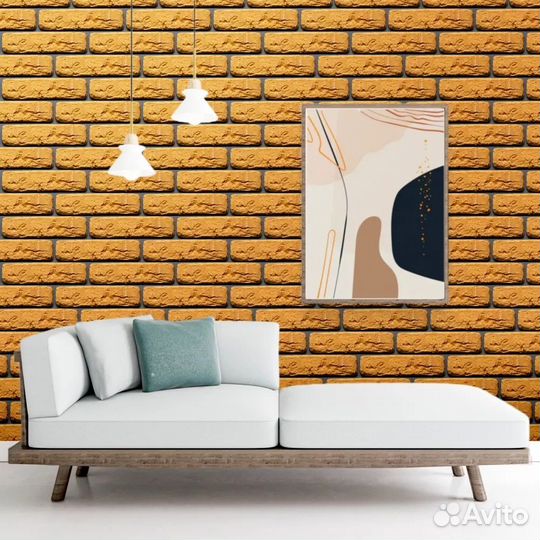 Декоративные кирпич из гипса 