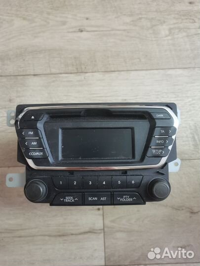 Штатная магнитола на kia rio 3