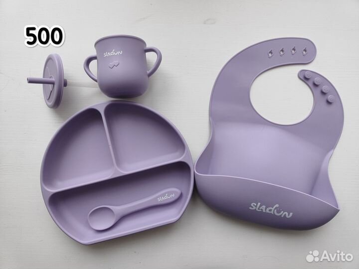 Силиконовая посуда для малышей