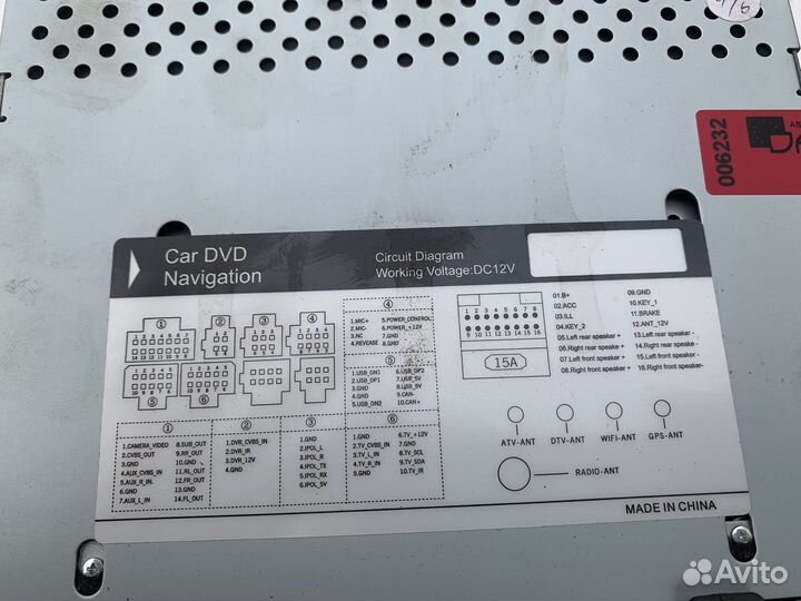 Штатная магнитола для mitsubishi padjero 3