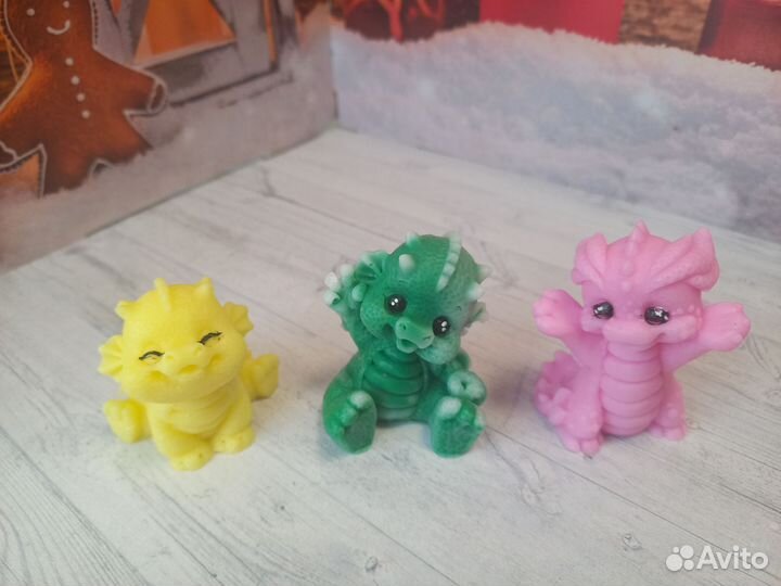 Декоративное мыло дракоша