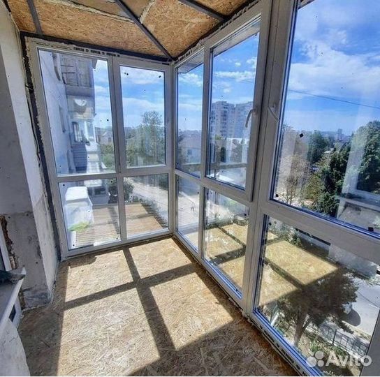 Пластиковый балкон от завода