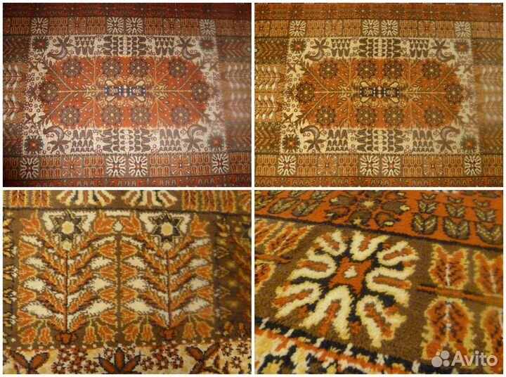 Ковёр 2х3 СССР 1970 г. Чистый. После профхимстирки