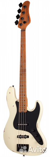Бас-гитара Schecter J-4 sixx worn ivory