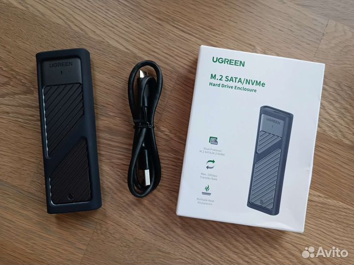 USB-кейс для M2 SSD NVMe Ugreen
