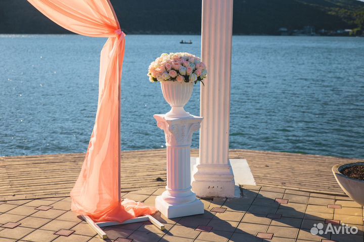 Колонны гипсовые 2 шт для оформления декораций