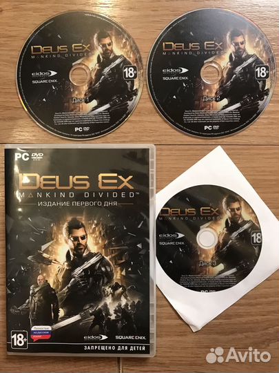 Игра на DVD Deus Ex: Mankind Divided