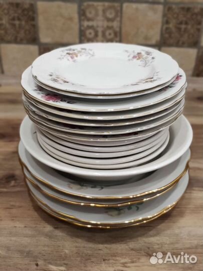 Посуда тарелки салатник раритет