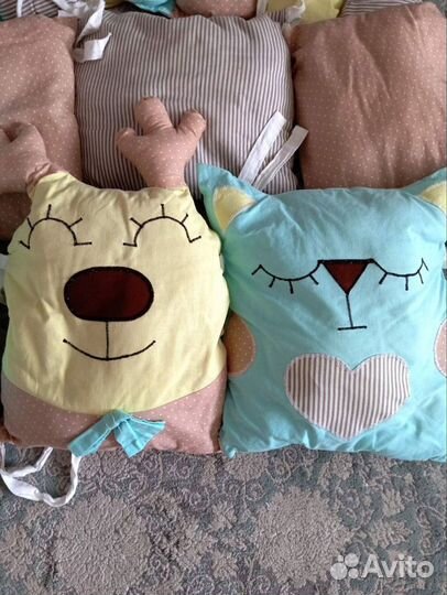 Бортики в детскую кроватку