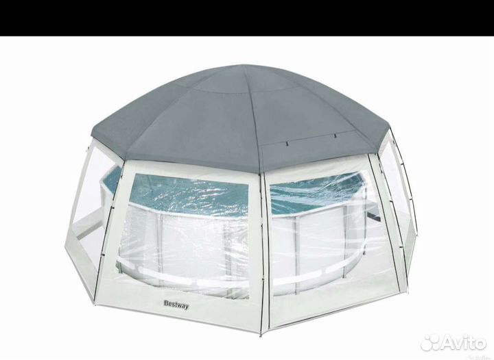 Круглый купол для бассейна 600х600х295