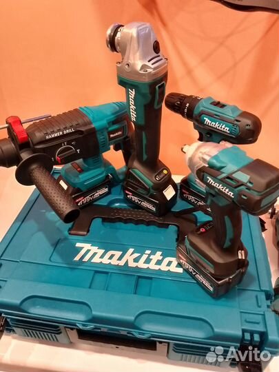 Аккумуляторный набор makita 4 в 1