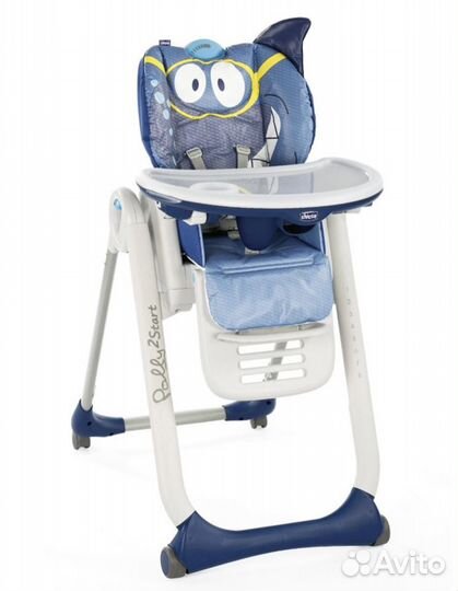 Стульчик для кормления chicco polly2start