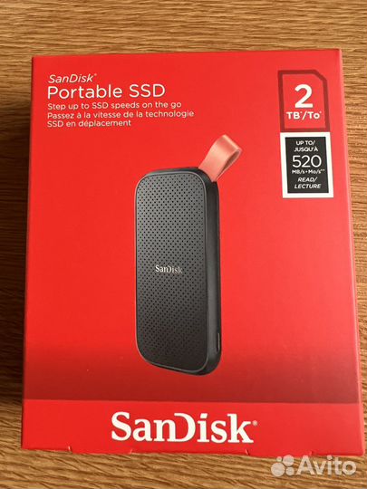 Sandisk portable ssd 2 Tb новый в упаковке