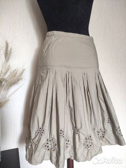 Юбка в бохо стиле с вышивкой 44 размер