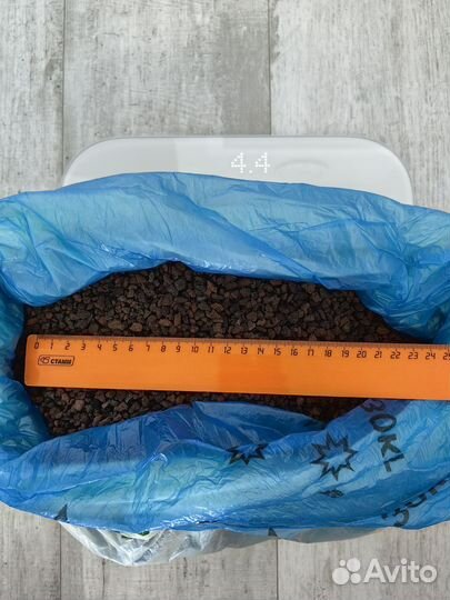 Грунт для аквариума лава 3-7 мм промытый - бронь