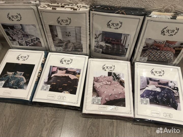 Постельное белье сатин 2х спальное новое