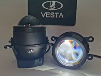 Лазерные противотуманки линзы LADA Vesta "premium